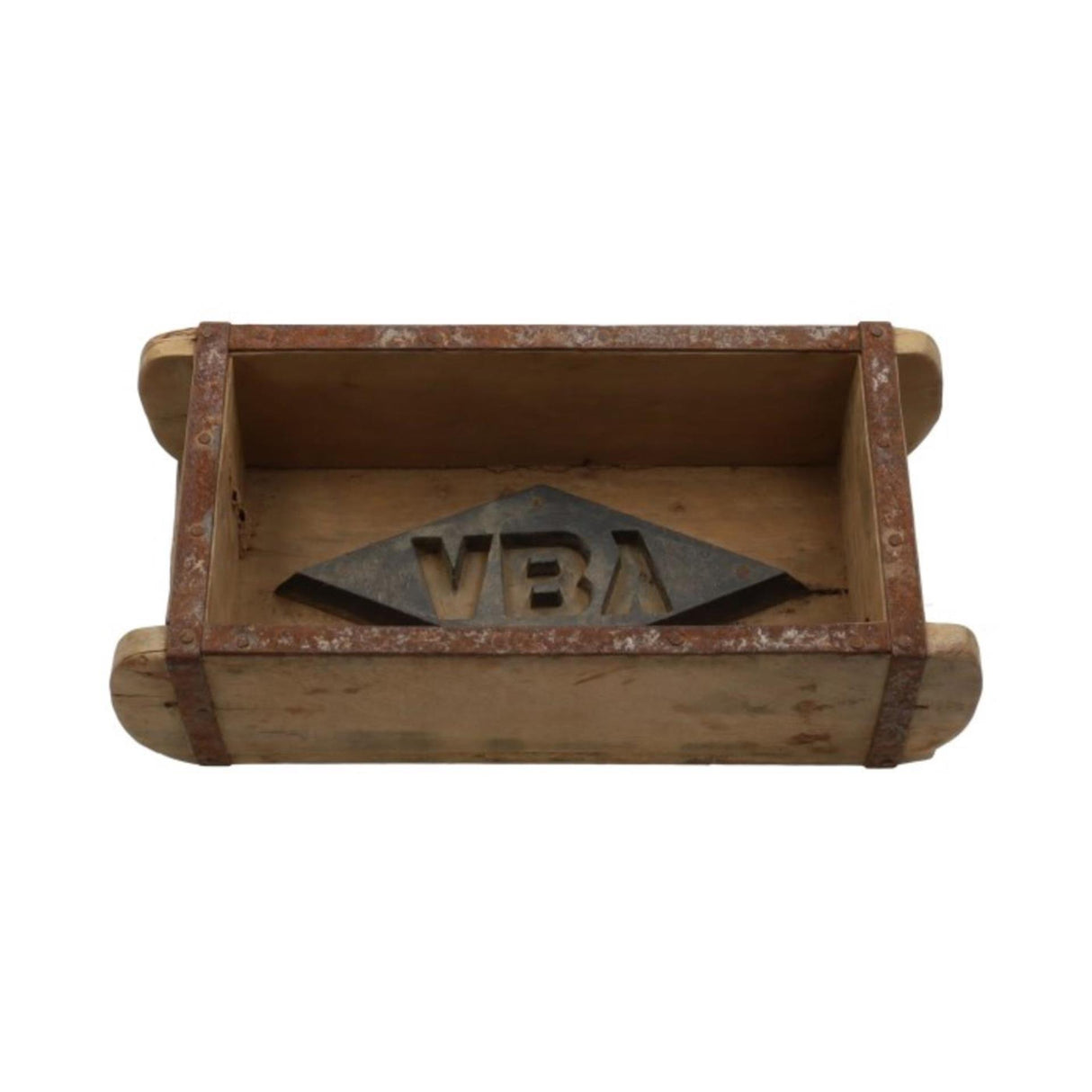 Hbx jardinière vivante naturelle brique moule bois 32x15x10cm