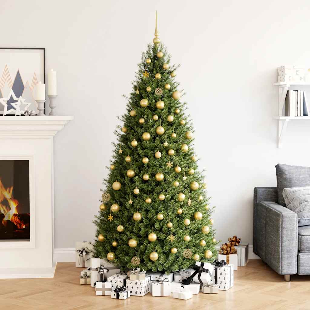 Vidaxl 111-Parties Set à balle de Noël en polystyrène or coloré