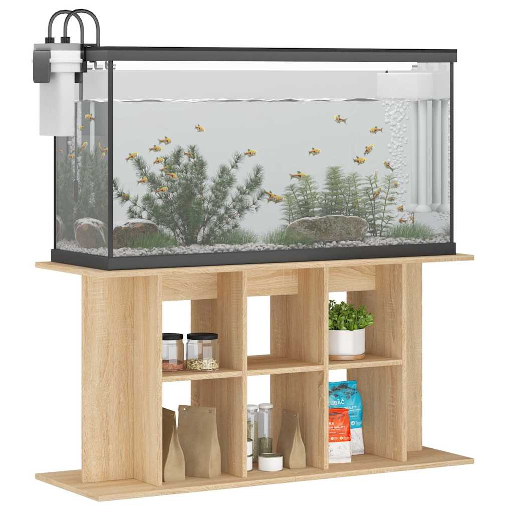 Vidaxx support d'aquarium 120x40x60 cm en dérivé du bois couleur chêne sonoma