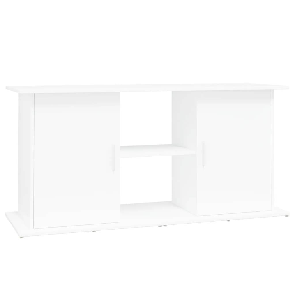 VidaXL Support pour aquarium 121x41x58 cm bois d'ingénierie blanc