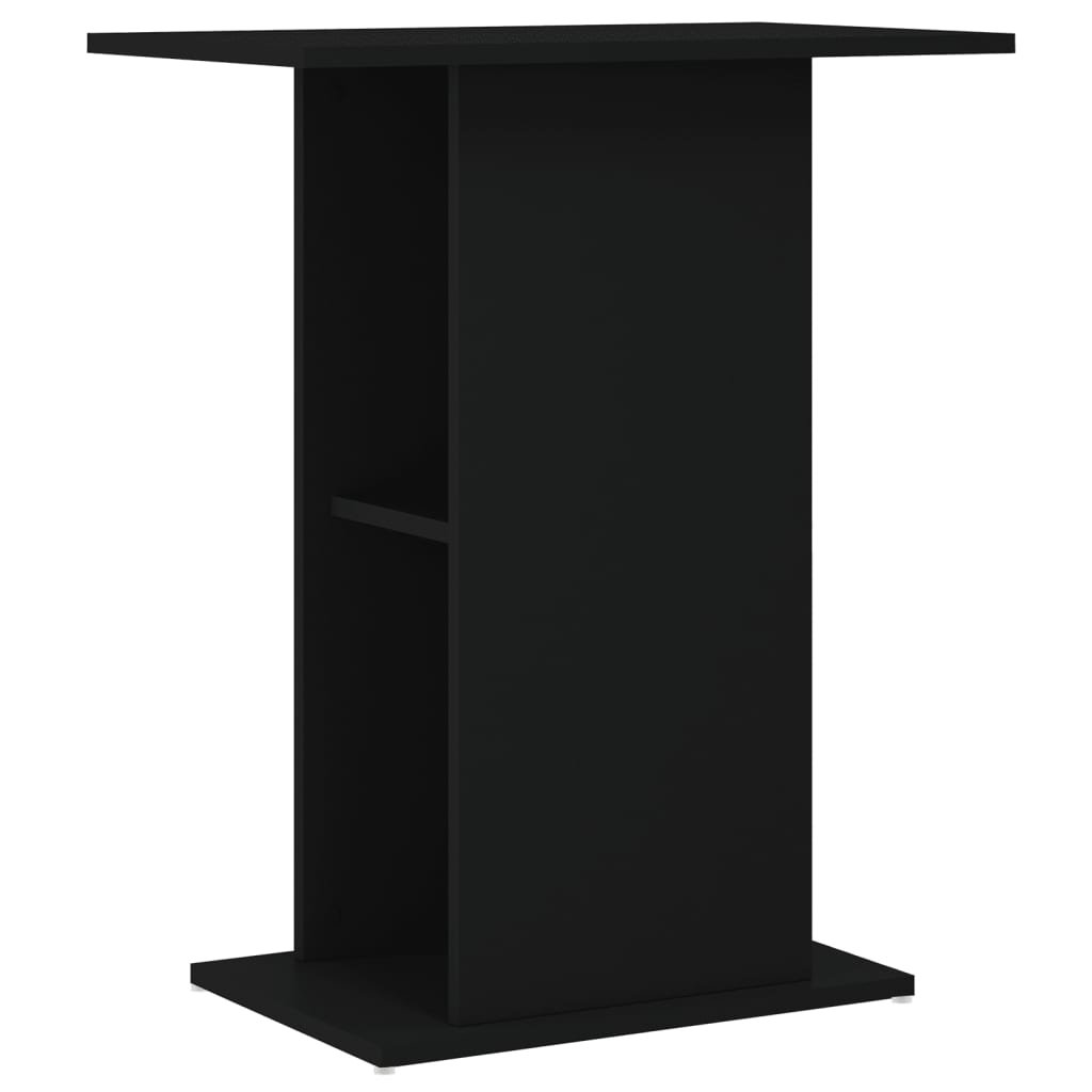 Vidaxx support d'aquarium 60,5x36x72,5 cm bois traité noir