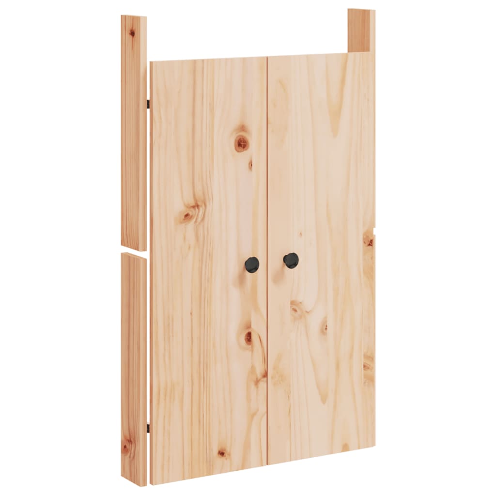 Vidaxx portes de placard pour cuisine extérieure 50x9x82 cm bois de pin massif