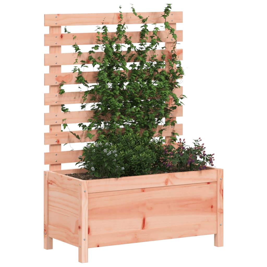 Vidaxx jardinière avec support 79x39,5x114 cm bois de Douglas massif