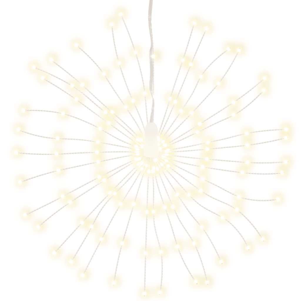 VidaXL feux d'artifice de lumières de Noël 140 LED blanc chaud 17 cm