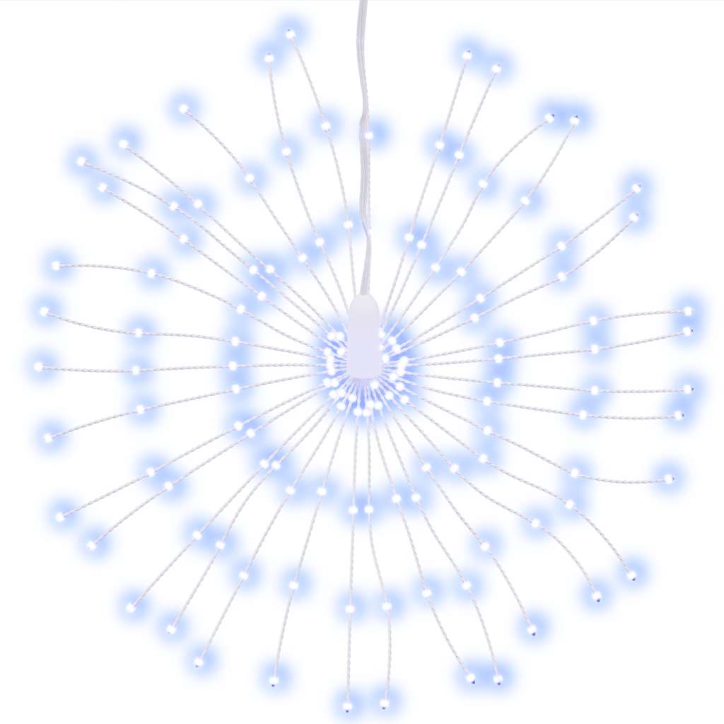 VidaXL feux d'artifice de lumières de Noël 140 LED blanc froid 17 cm