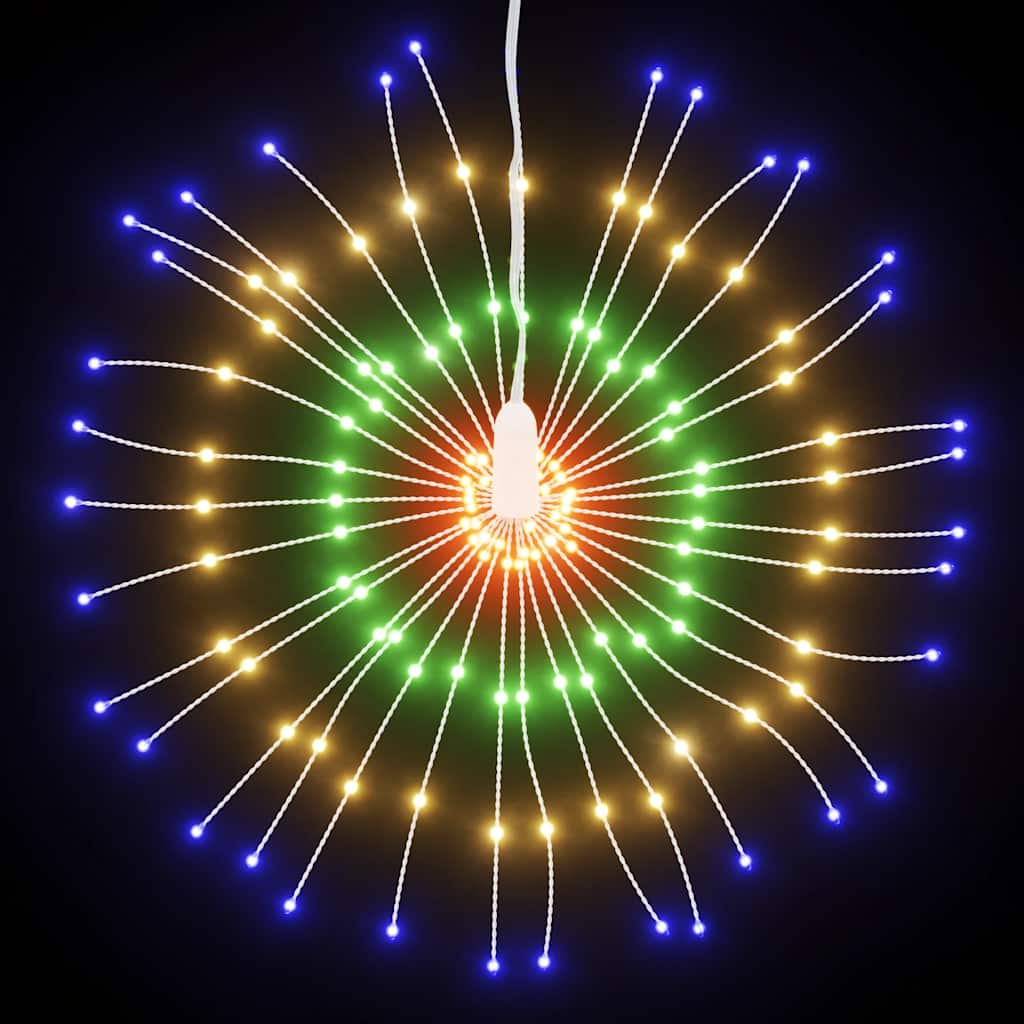Vidaxx lumières de Noël feu d'artifice 140 LED multicolores 17 cm
