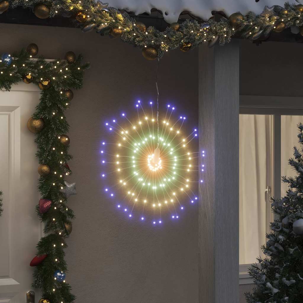 Vidaxx lumières de Noël feu d'artifice 140 LED multicolores 17 cm