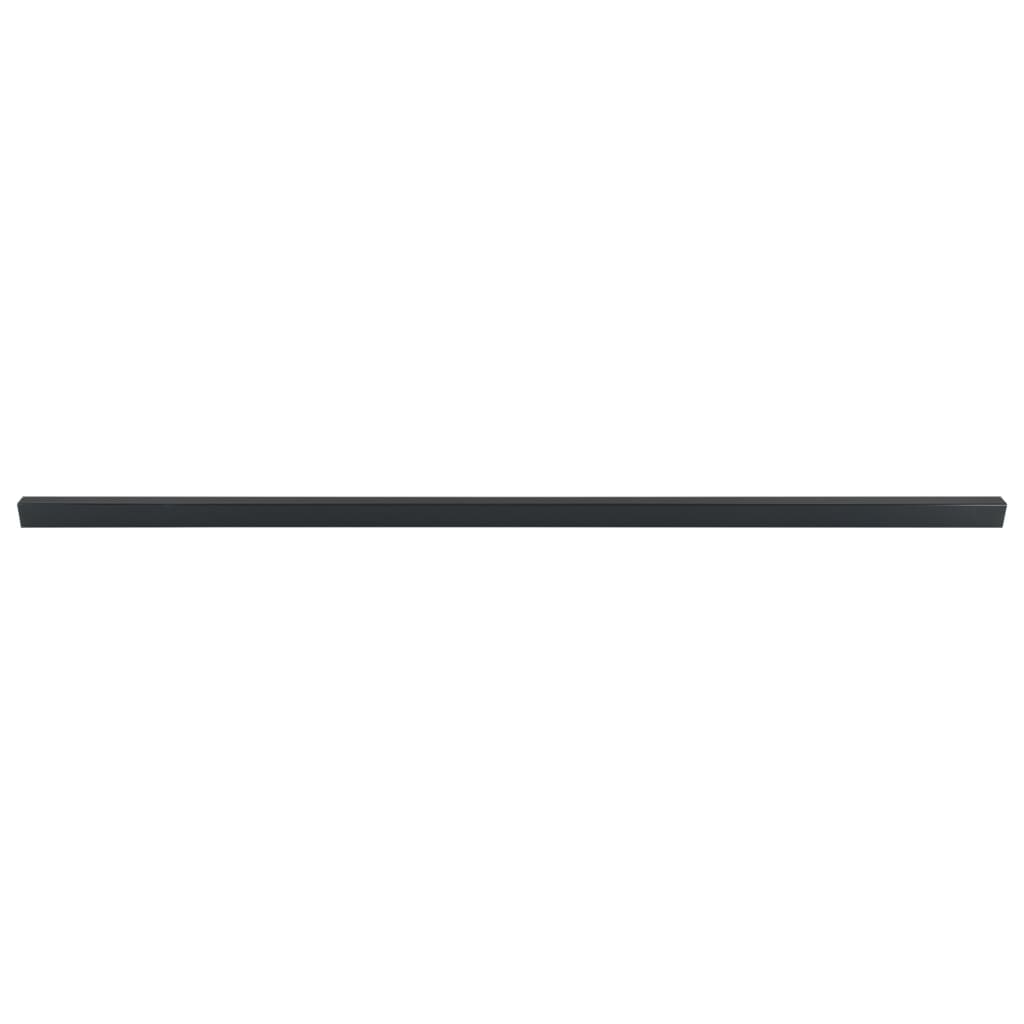 VidaXL Poteaux de clôture 30 pcs 200 cm gris acier