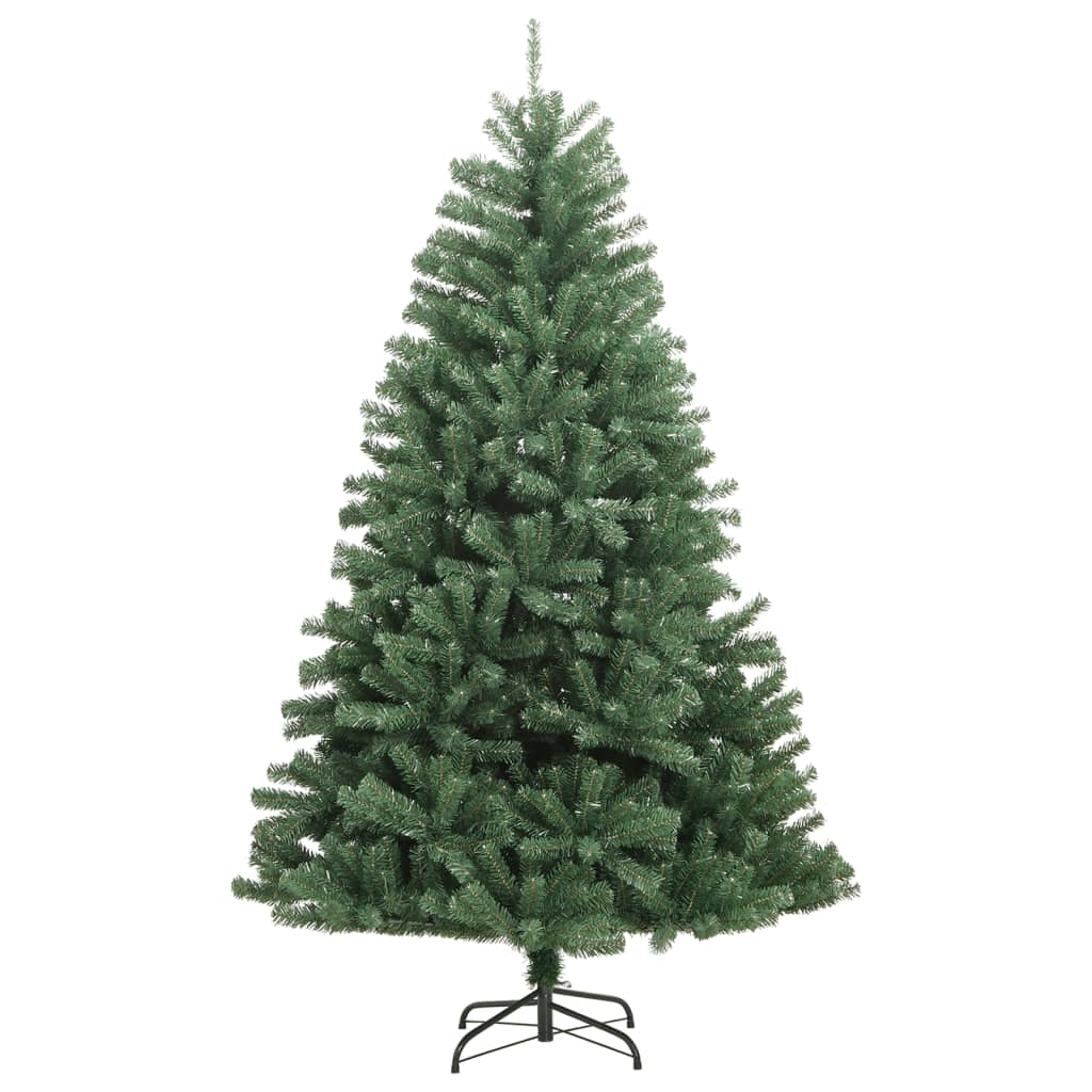 VidaXL Sapin de Noël artificiel avec charnières avec standard 120 cm vert