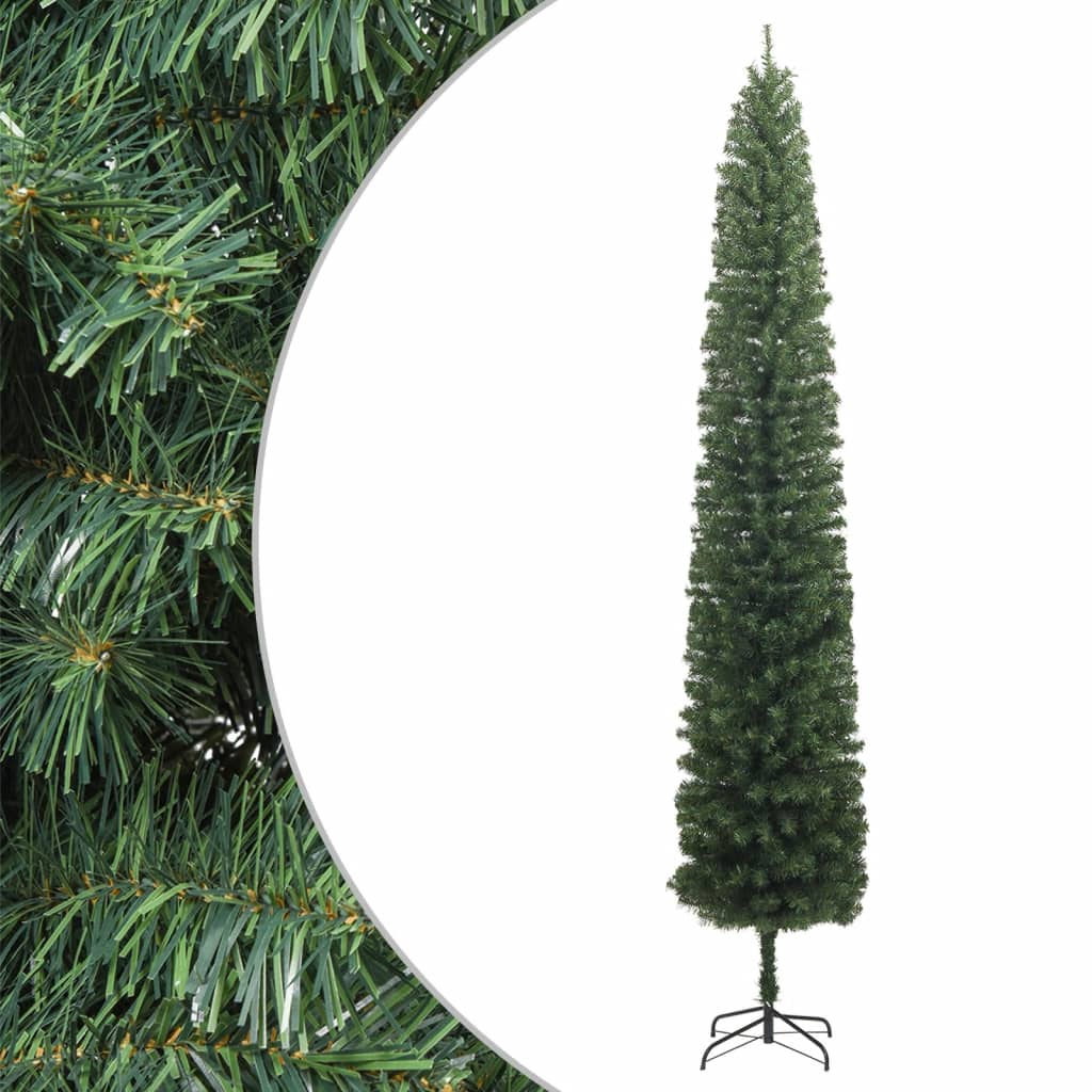 VidaXL Sapin de Noël artificiel étroit avec PVC standard 300 cm