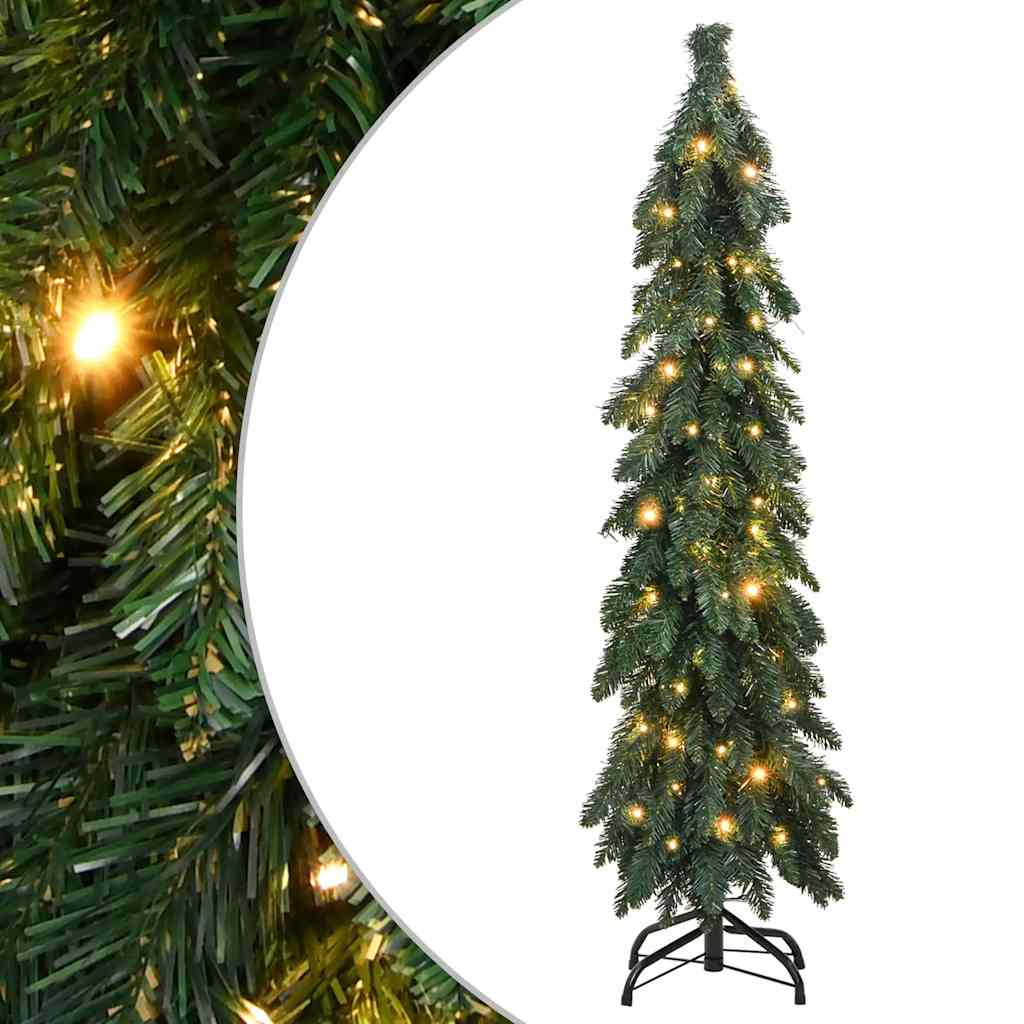 VidaXL Sapin de Noël artificiel avec éclairage 60 LED 120 cm