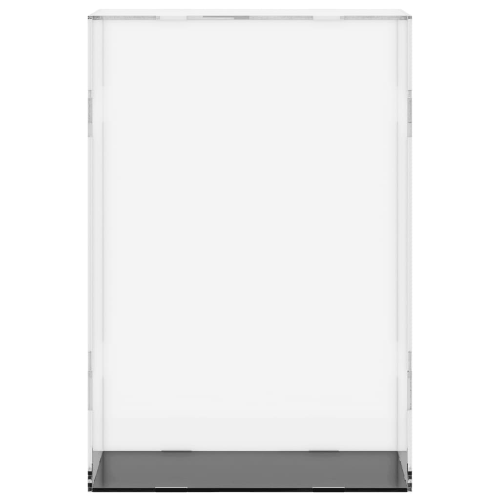 Vidaxl displaybox transparent 17x12x25 cm acrylique