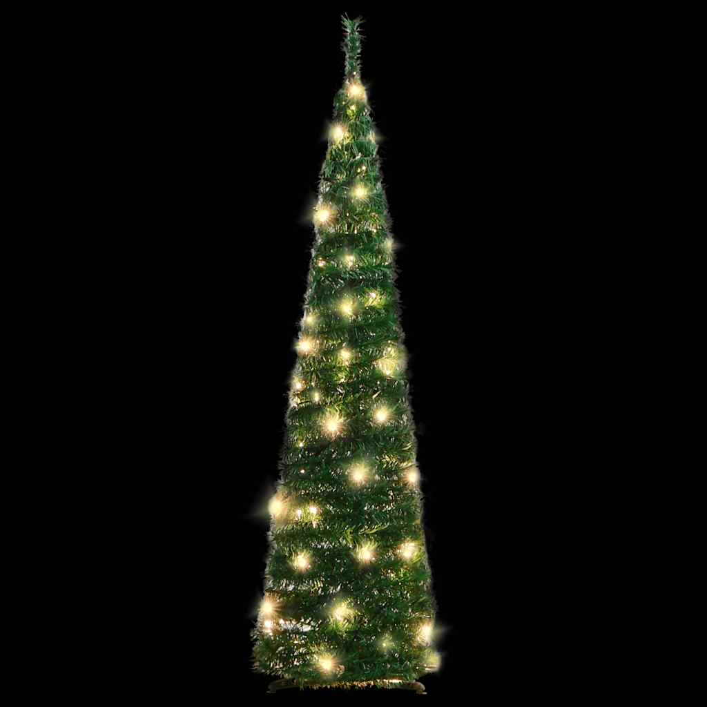 VidaXL Sapin de Noël artificiel pop-up 50 LED 120 cm vert