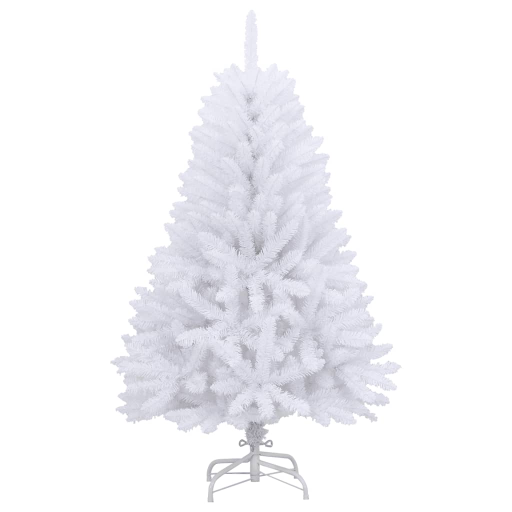 Vidaxx sapin de Noël artificiel avec charnières et support 150 cm blanc