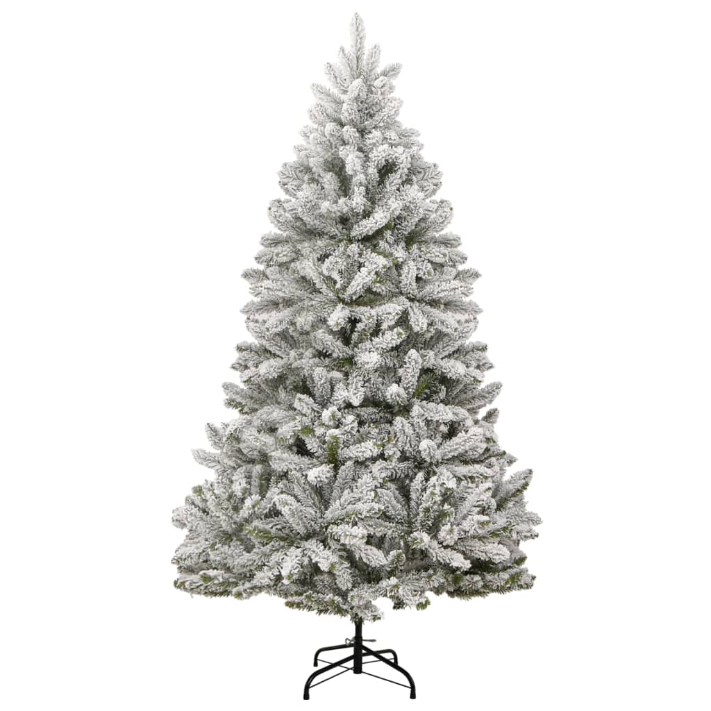Sapin de Noël artificiel Vidaxx avec charnières et neige 270 cm