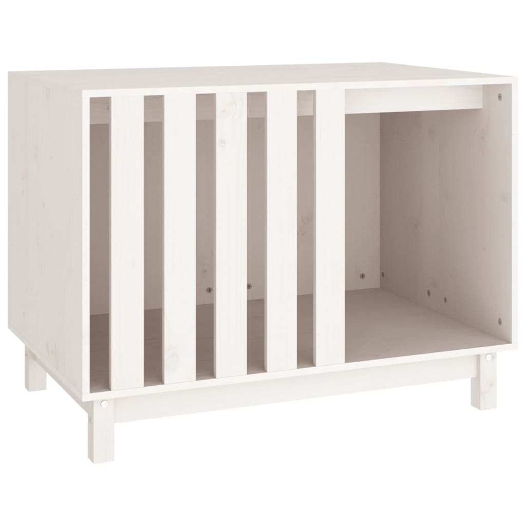Vidaxx niche pour chien 90x60x67 cm bois de pin massif blanc