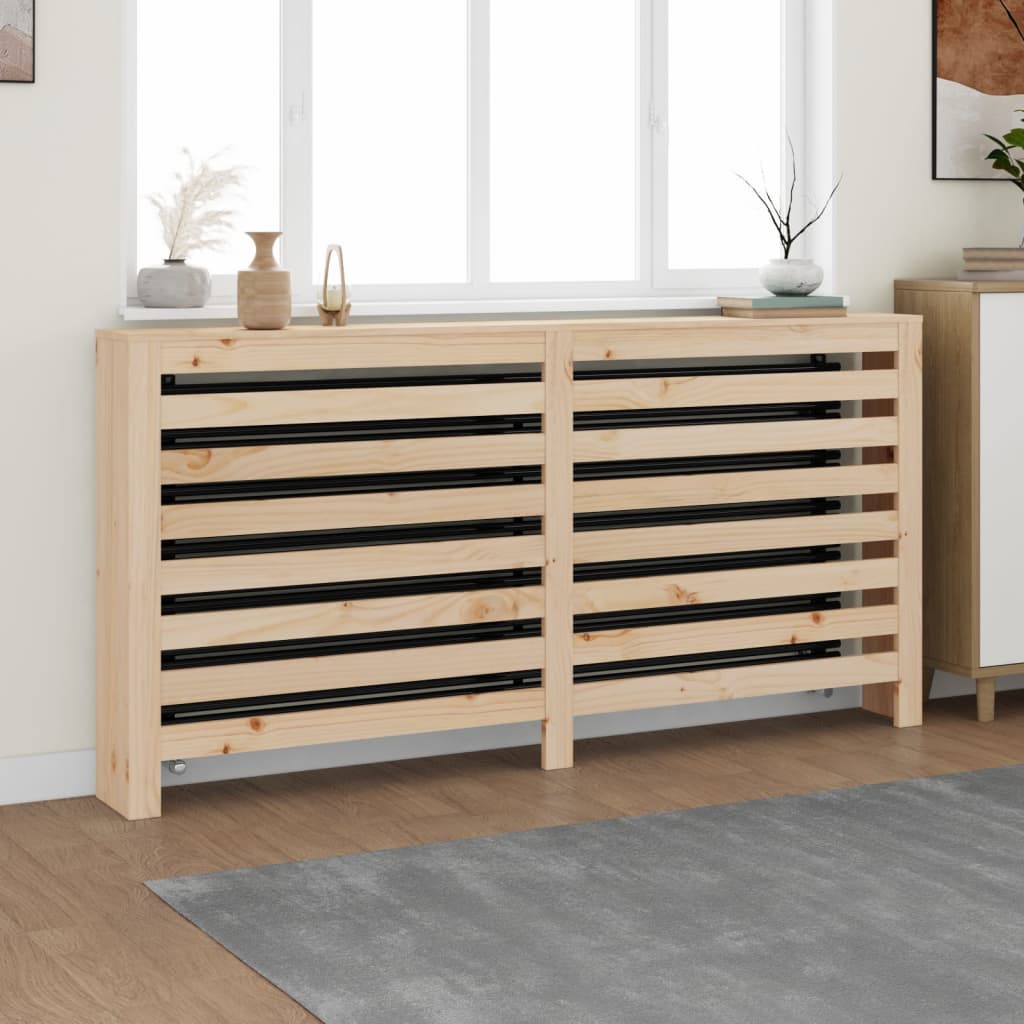 Vidaxx contour de radiateur 169x19x84 cm en bois de pin massif