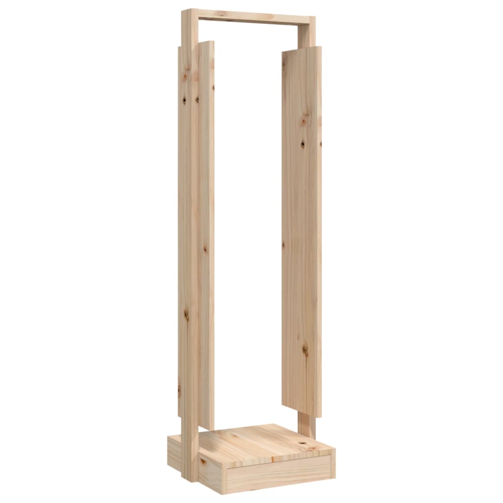 Vidaxxl porte-bûches 33,5x30x110 cm bois de pin massif