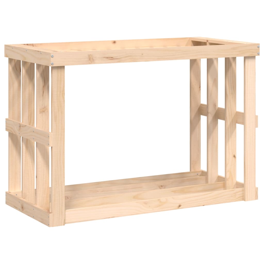 Vidaxxl porte-bûches 108x52x74 cm bois de pin massif