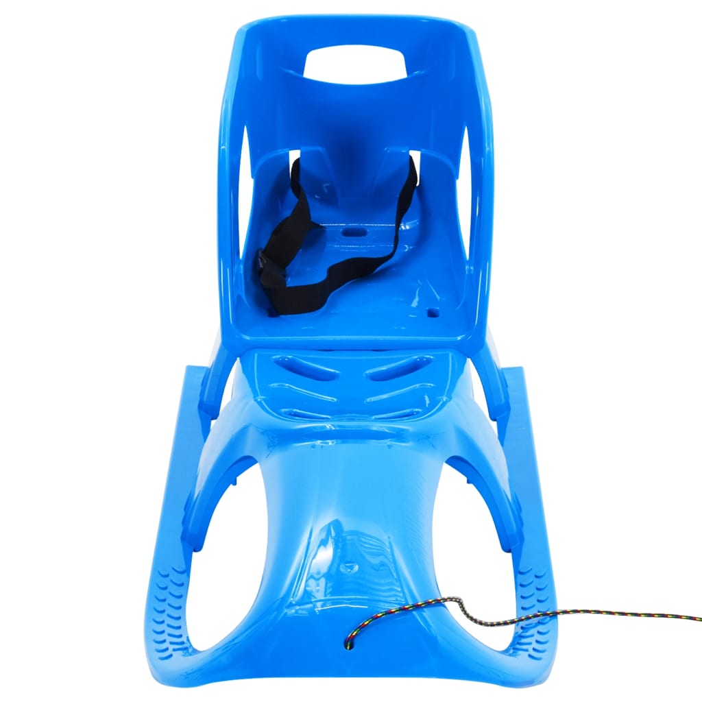Slee Vidaxl avec siège 102.5x40x23 cm Bleu en polypropène