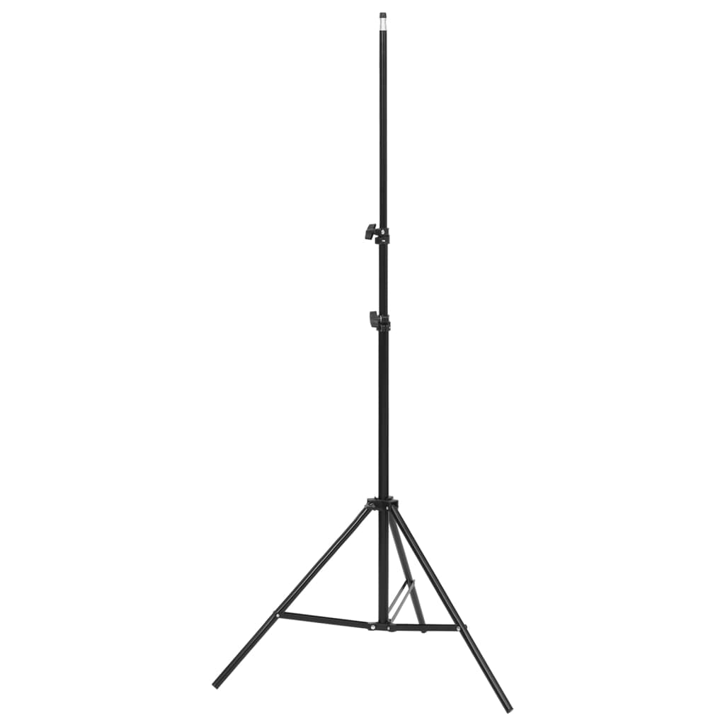 VidaXL Studio photo avec jeu de lumière, écran de fond et réflecteur