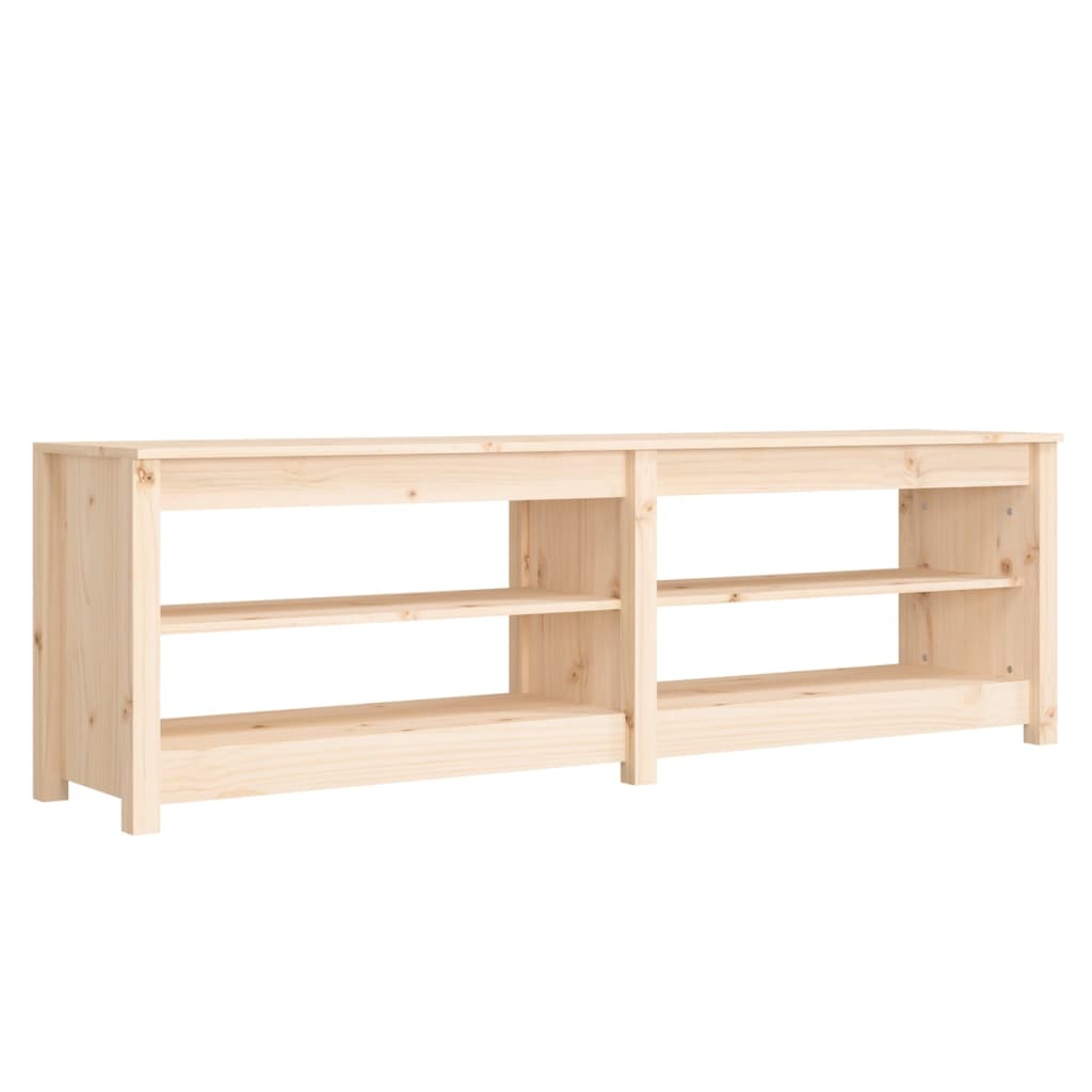Vidaxx banc à chaussures 160x36,5x50 cm bois de pin massif