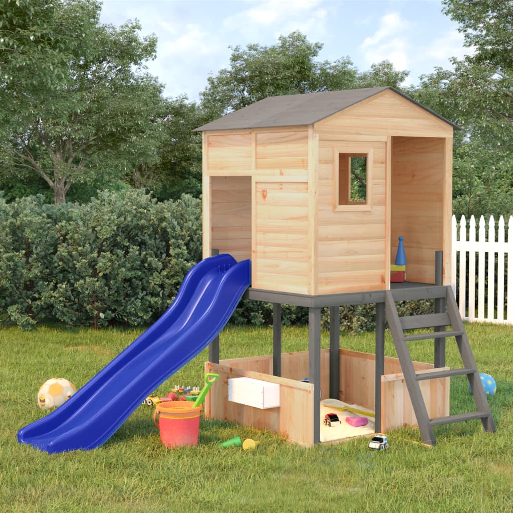 VidaXL Playhouse en bois de pin massif