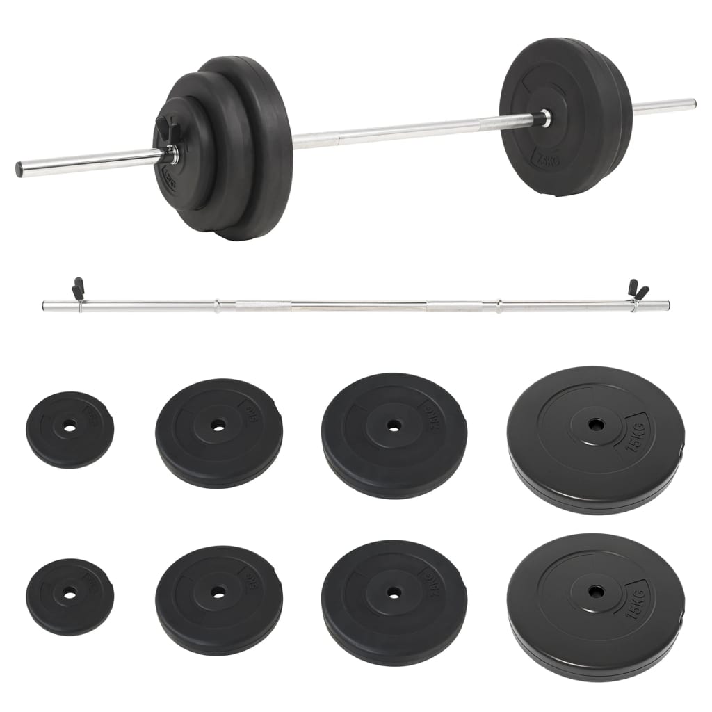 VidaXL Haltère avec poids 60 kg