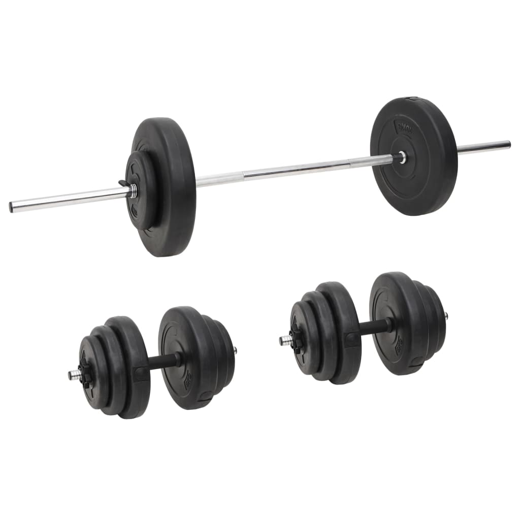 VidaXL Ensemble d'haltères avec poids 60 kg