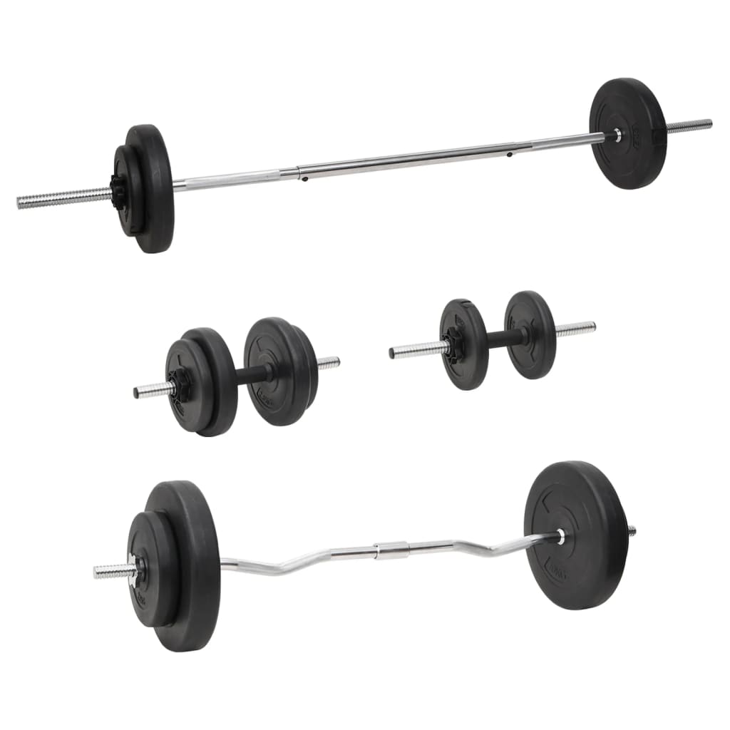VidaXL Ensemble d'haltères avec poids 60 kg