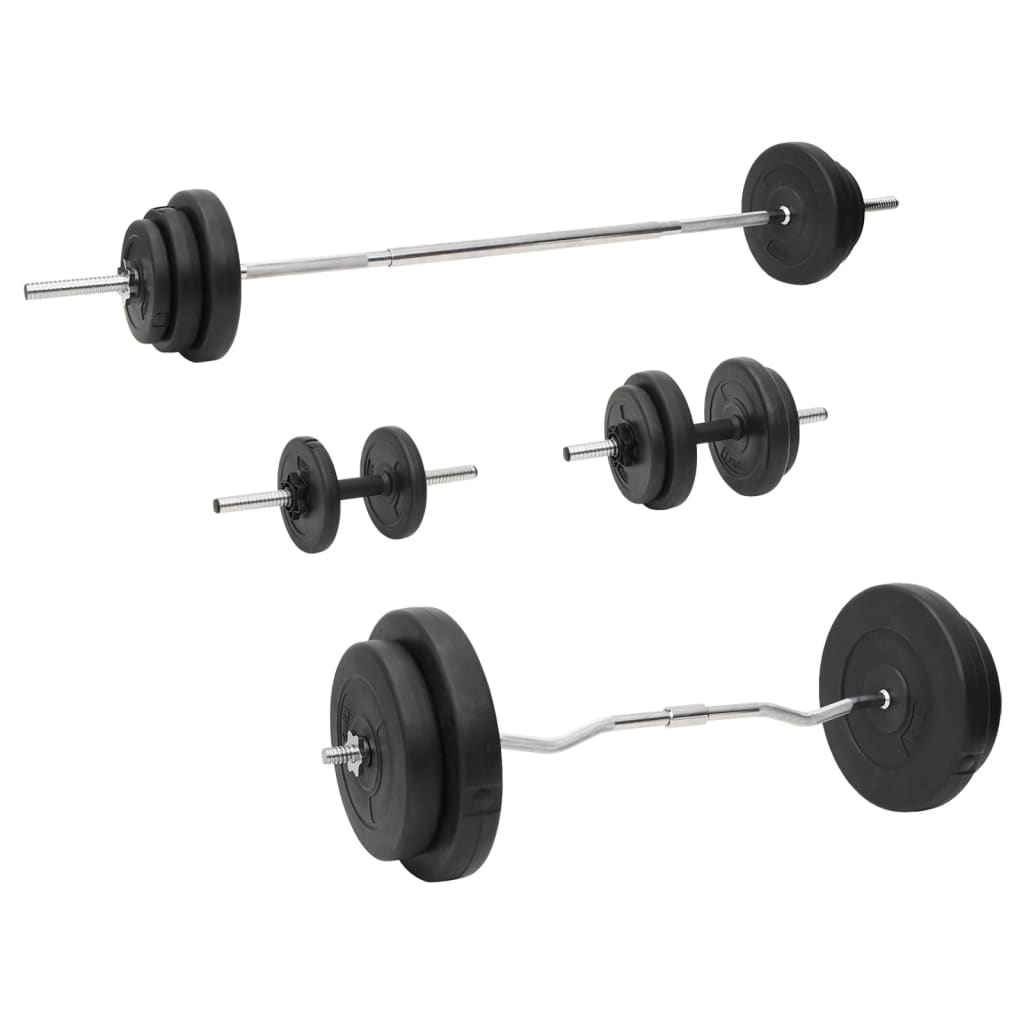 VidaXL Ensemble d'haltères avec poids 90 kg