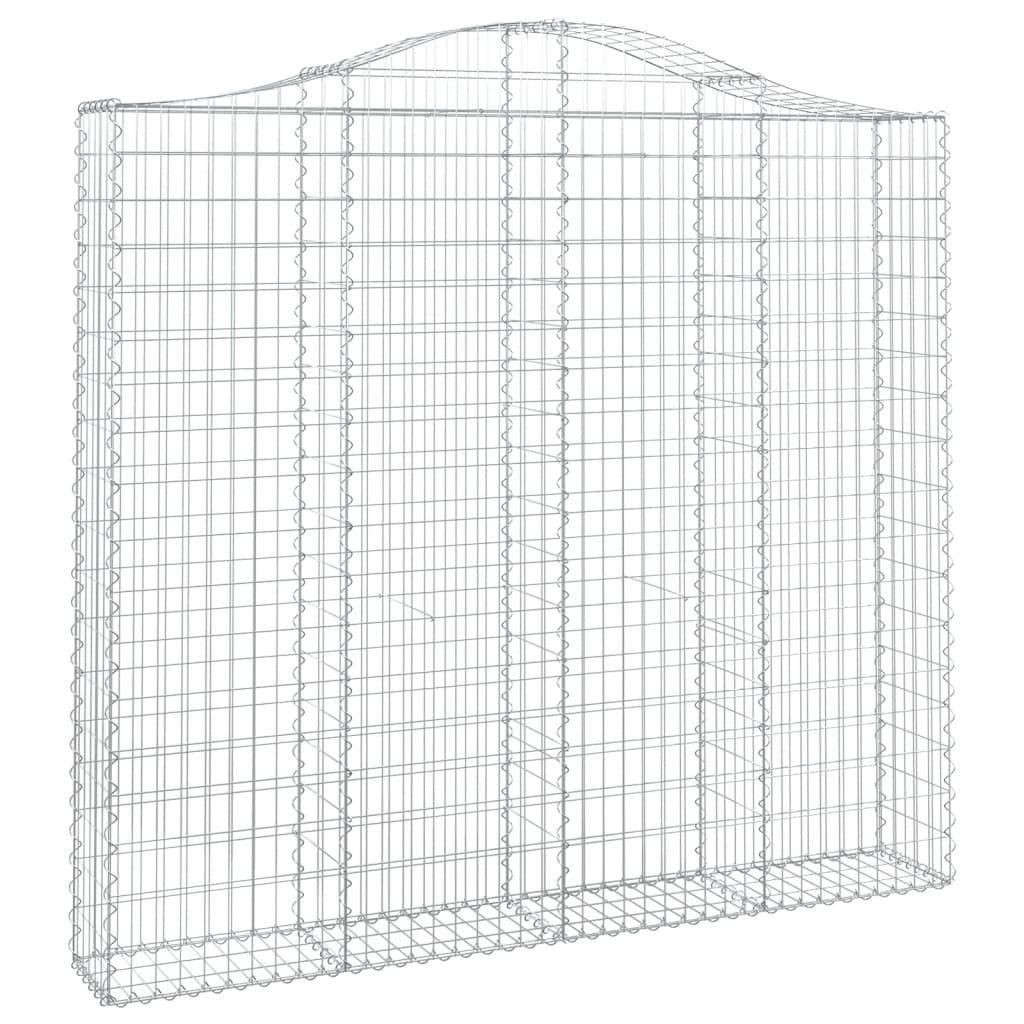 VidaXL Gabions 5 pcs courbé 200x30x180 200 cm fer
