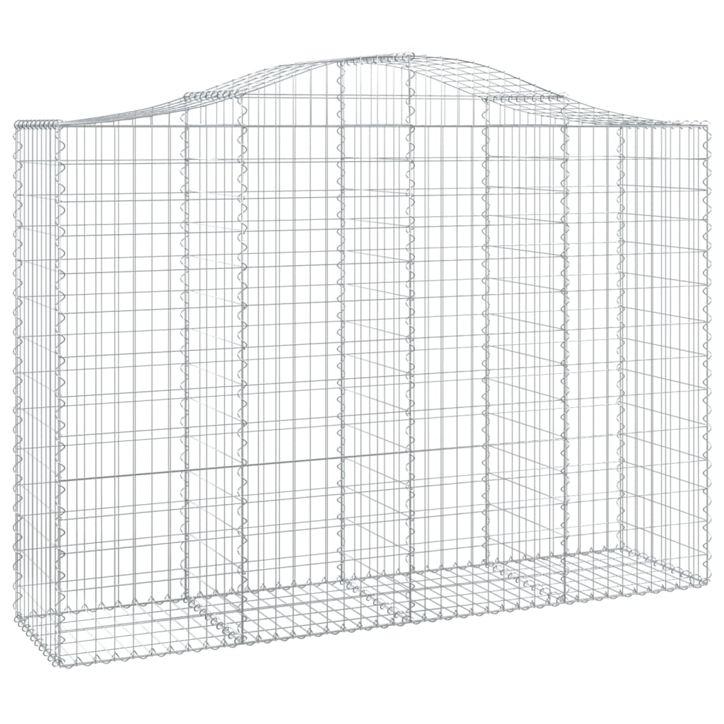 VidaXL Gabions 4 pcs courbé 200x50x140 160 cm fer