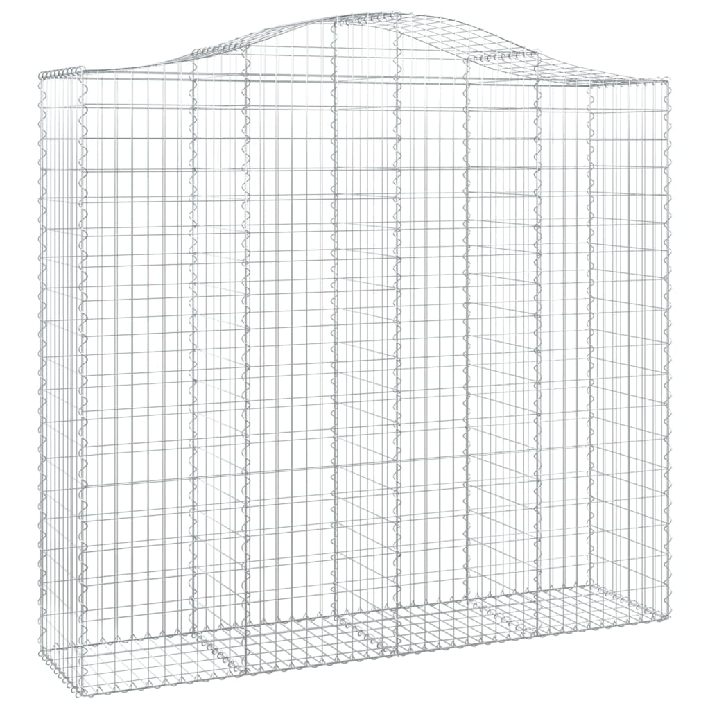 VidaXL Gabions 5 pcs courbé 200x50x180 200 cm fer