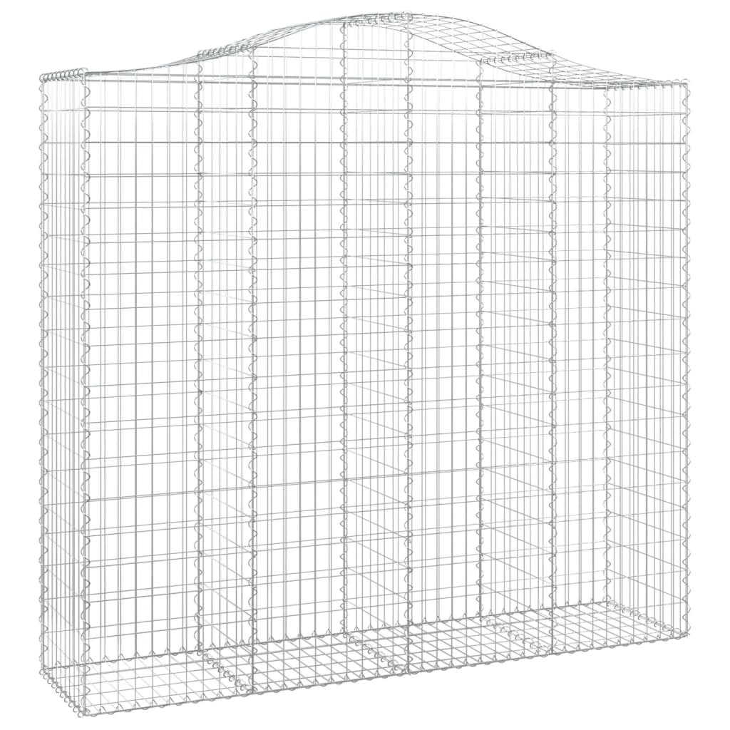 VidaXL Gabions 7 pcs courbé 200x50x180 200 cm fer