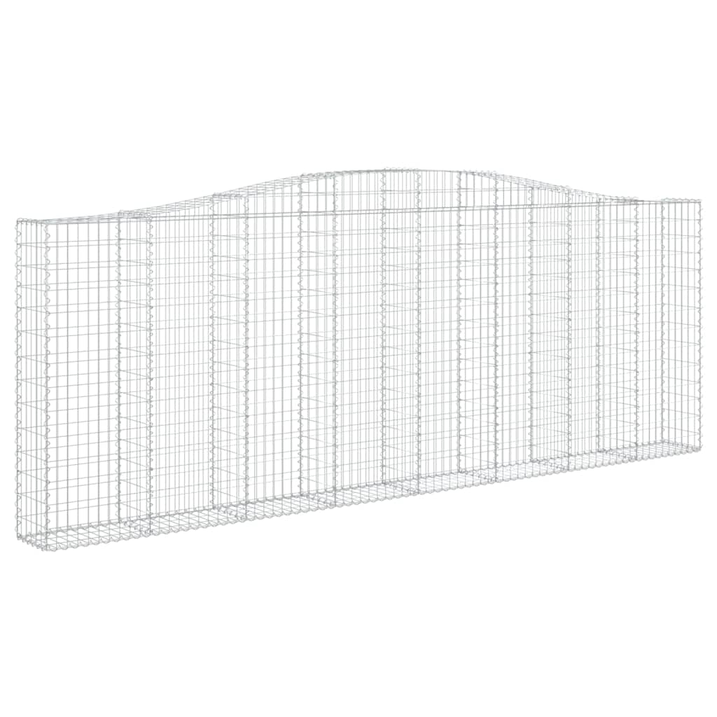 VidaXL Gabions 6 pcs courbé 400x30x140 160 cm fer