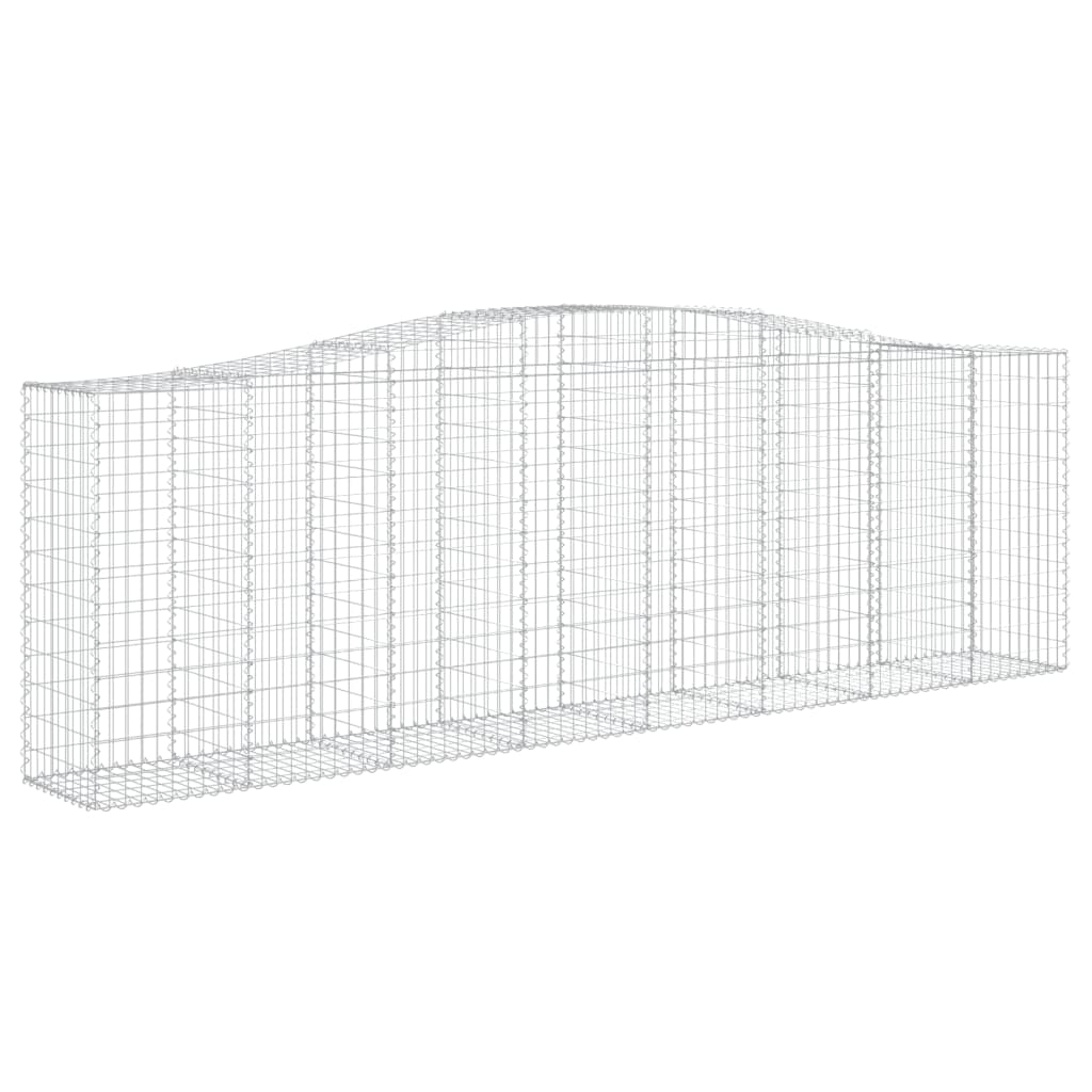 VidaXL Gabions 4 pcs courbé 400x50x120 140 cm fer