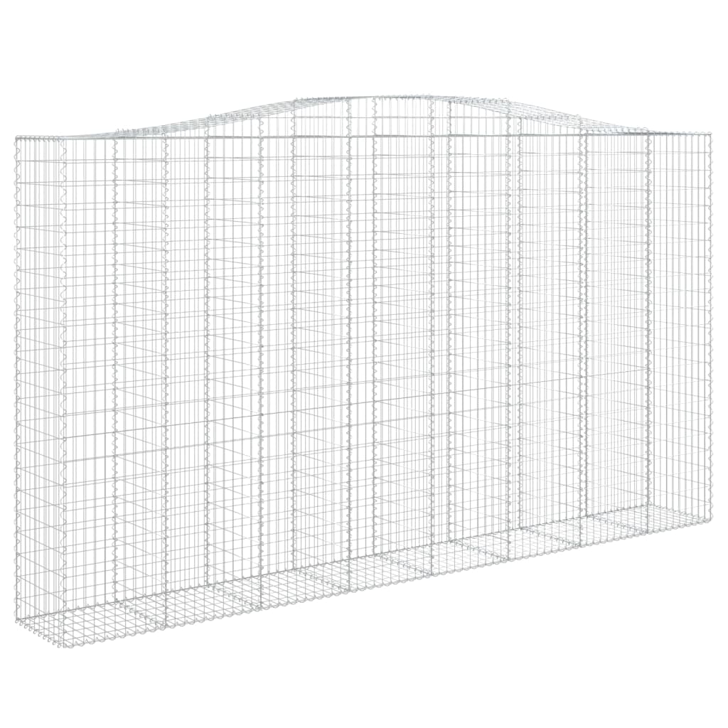 VidaXL Gabions 4 pcs courbé 400x50x220 240 cm fer