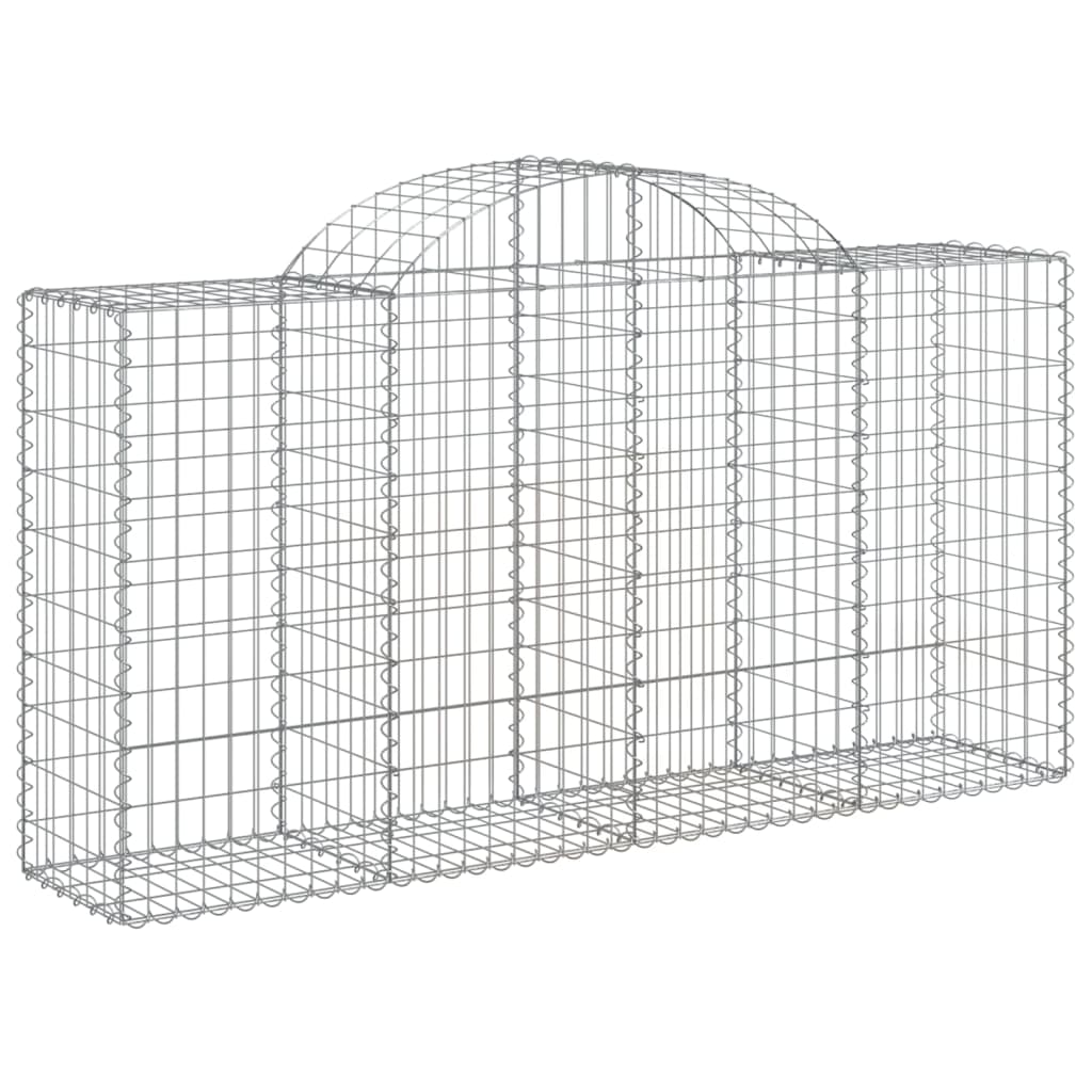VidaXL Gabions 13 pcs courbé 200x50x100 120 cm fer
