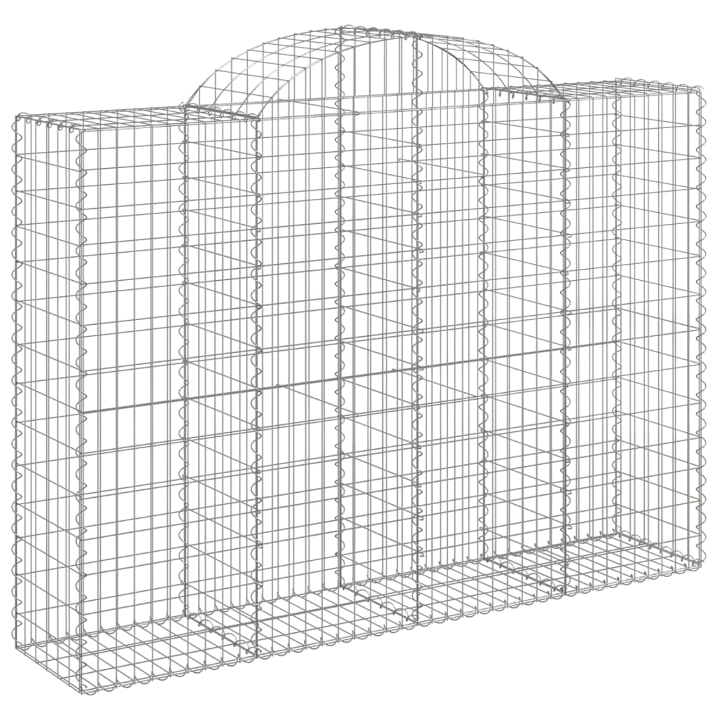 VidaXL Gabions 5 pcs courbé 200x50x140 160 cm fer
