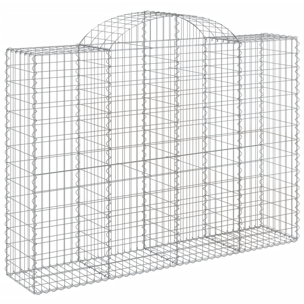 VidaXL Gabions 6 pcs courbé 200x50x140 160 cm fer