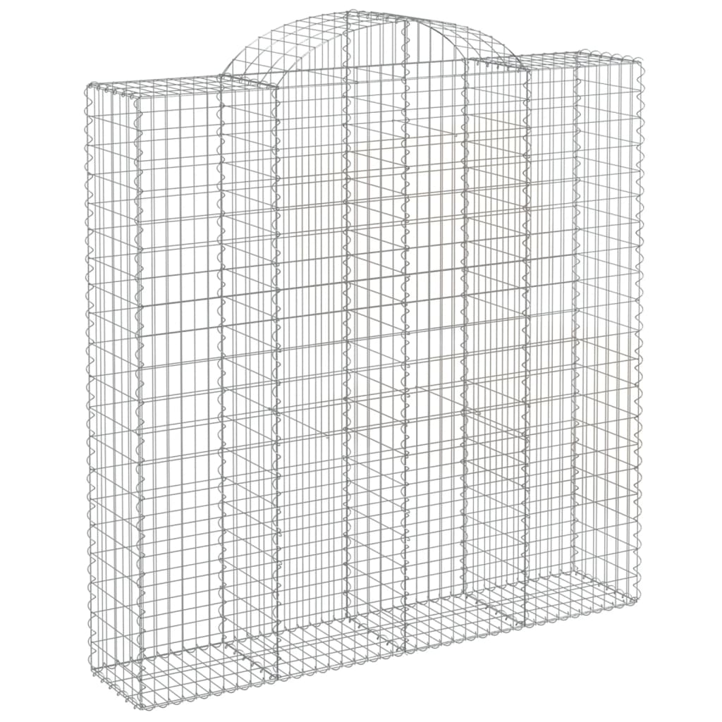 VidaXL Gabions 8 pcs courbé 200x50x200 220 cm fer