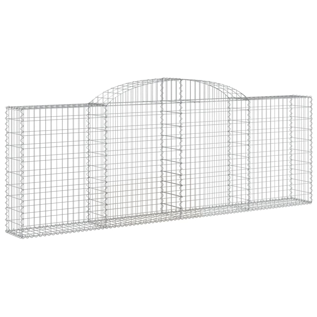 VidaXL Gabions 5 pcs courbé 300x30x100 120 cm fer
