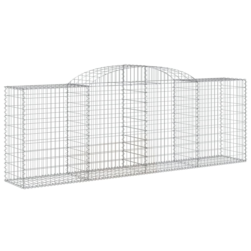 VidaXL Gabions 5 pcs courbé 300x50x100 120 cm fer