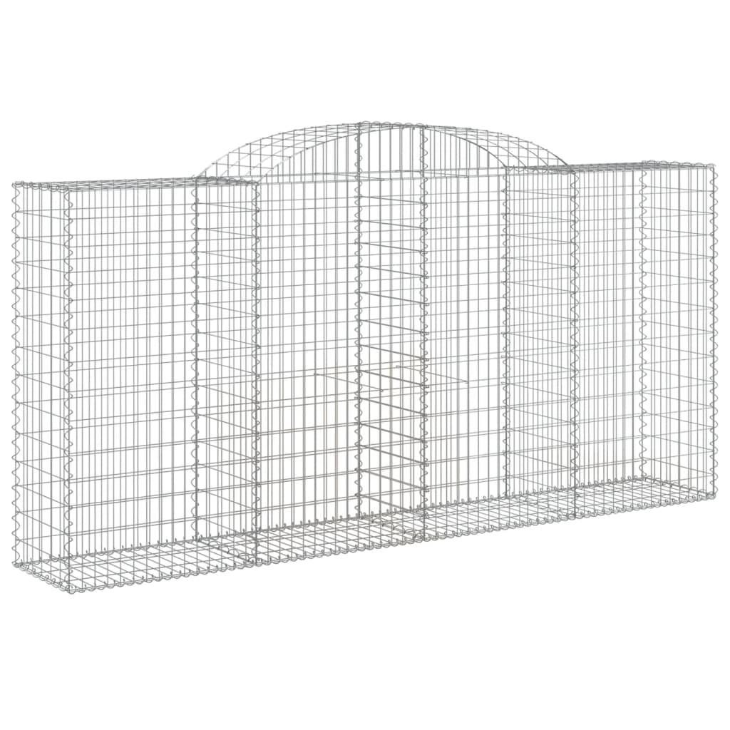 VidaXL Gabions 6 pcs courbé 300x50x140 160 cm fer