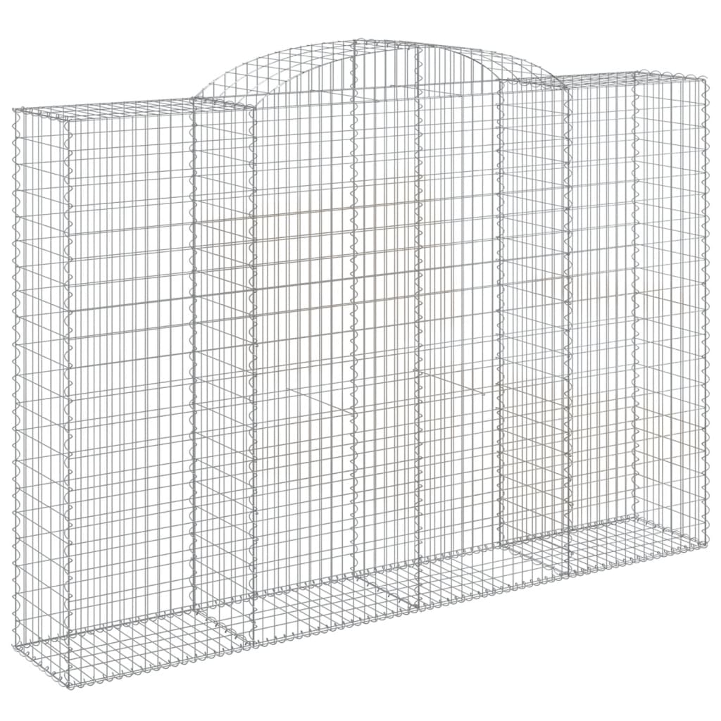 VidaXL Gabions 5 pcs courbé 300x50x200 220 cm fer