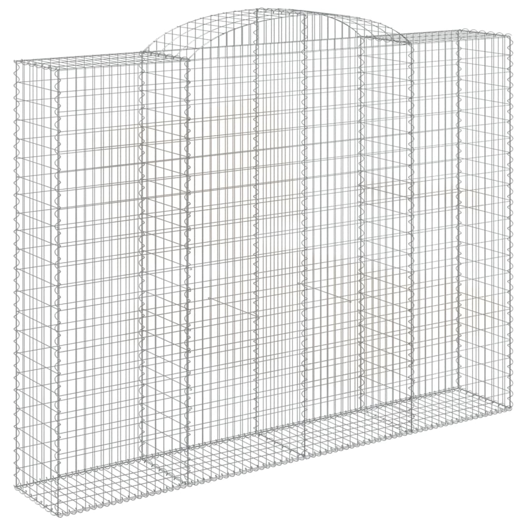 VidaXL Gabions 2 pcs courbé 300x50x220 240 cm fer