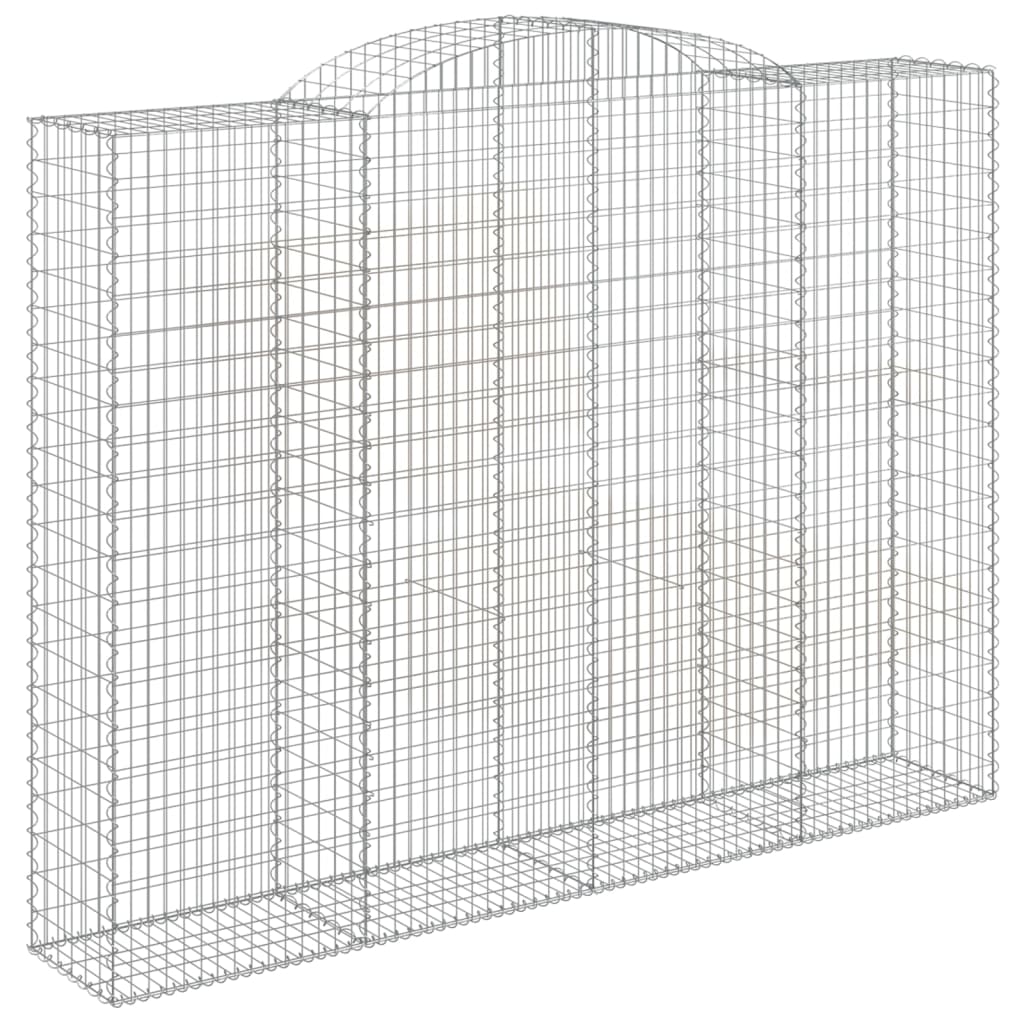 VidaXL Gabions 4 pcs courbé 300x50x220 240 cm fer