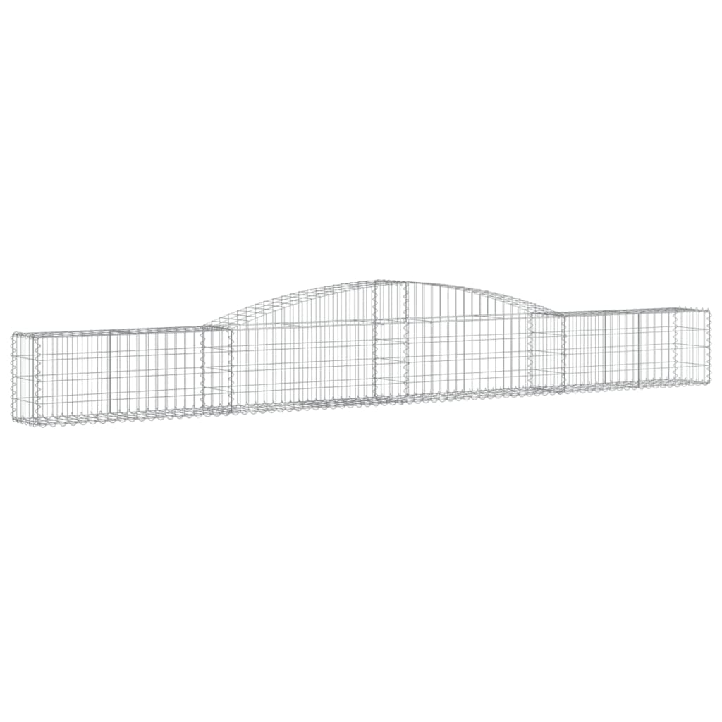 VidaXL Gabions 6 pcs courbé 400x30x40 60 cm fer