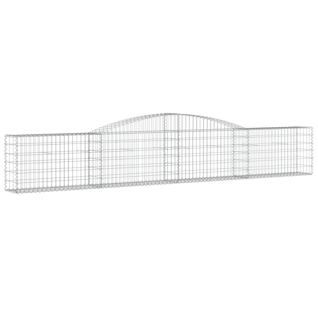 VidaXL Gabions 8 pcs courbé 400x30x60 80 cm fer